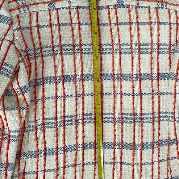 Chico's Orange and Blue Tweed Jacket - Picture 9 of 11